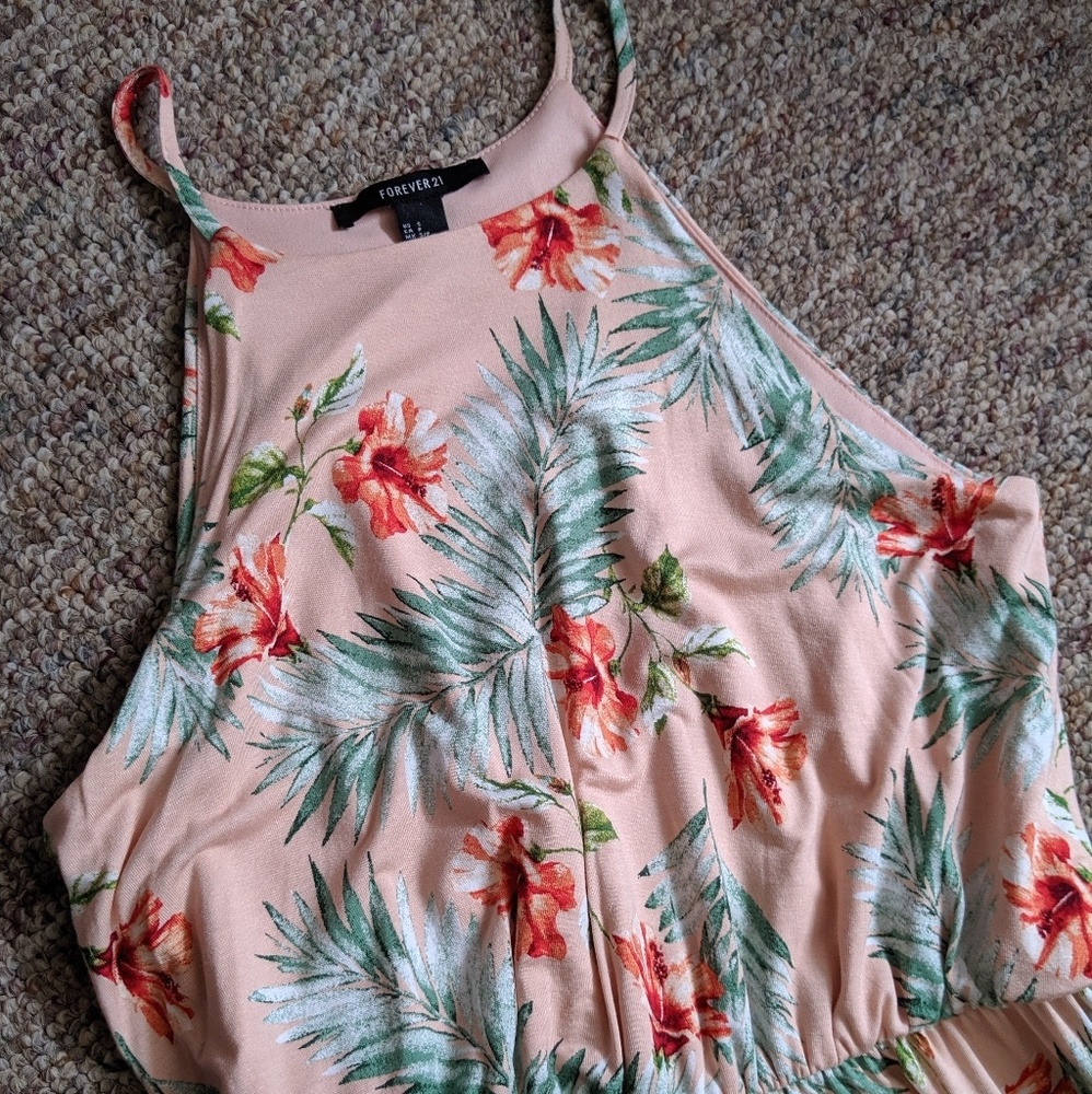 Tropical maxi dress